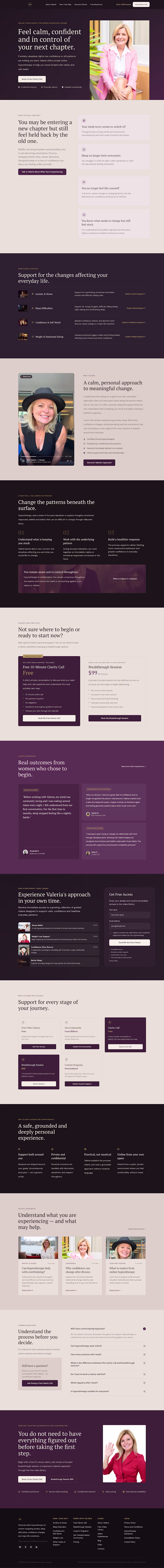 Zen Hypnotherapy Website Redesign