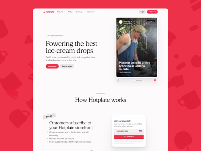 Hotplate - Website Design