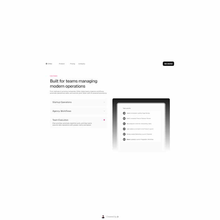 Use case section