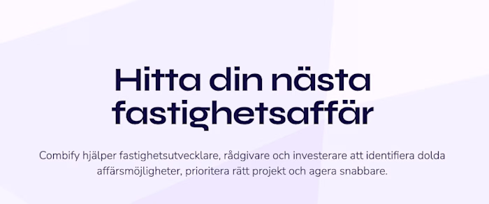 Combify — AI Property Data Platform