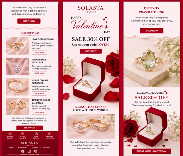 Solasta Jewels — Valentine's Day