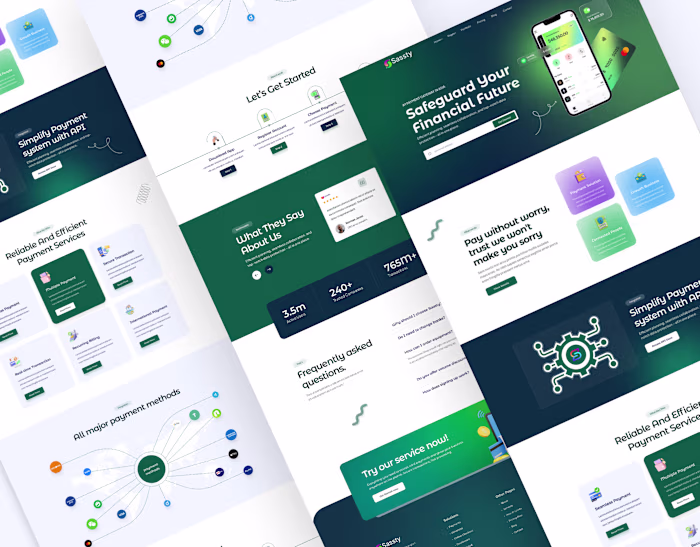 Payment Gateway Landing Page