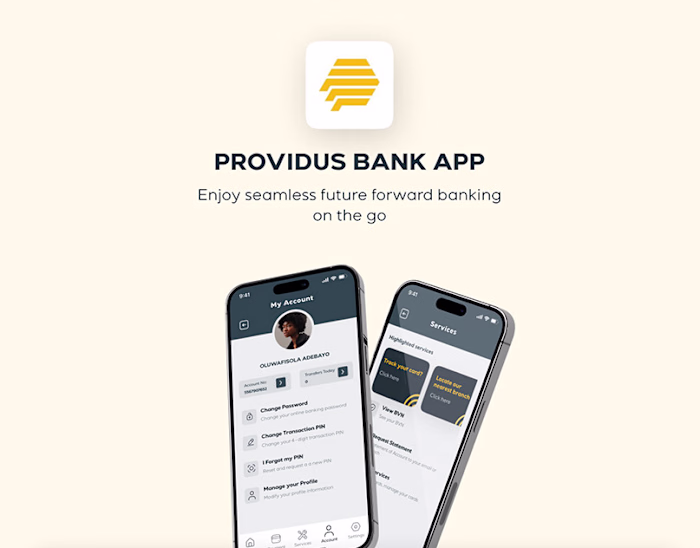 Providus Bank app Redesign : Behance