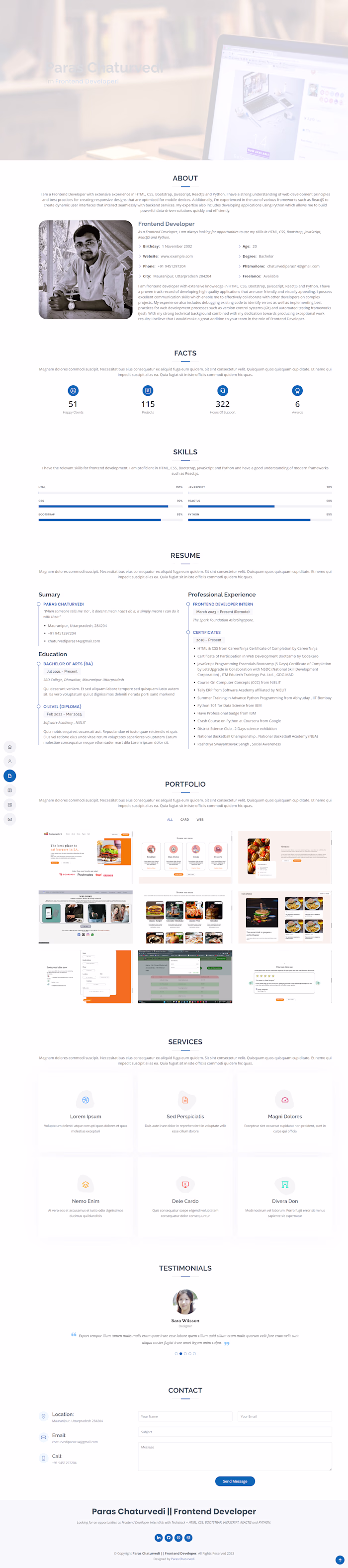 Personal Portfolio