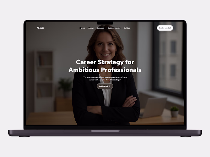 AliciaX Career Coaching Website Design