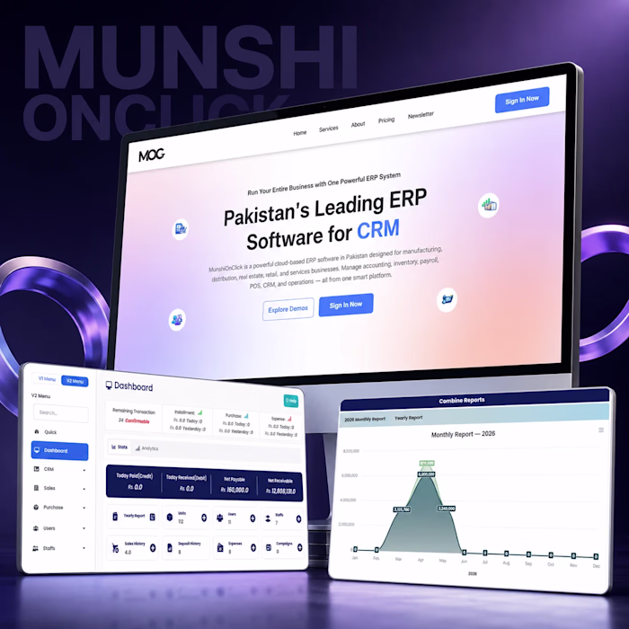 MunshiOnClick (MOC) is a cloud-based