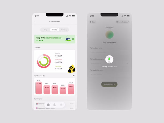 Budget App Design