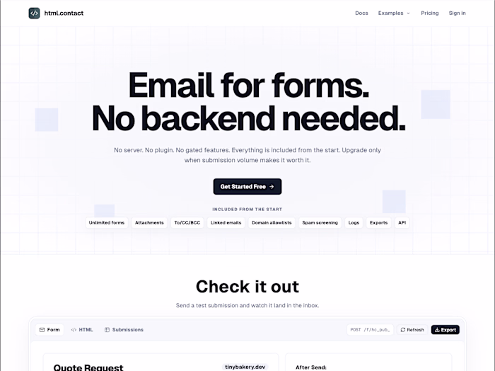 New tool alert!
I built html.contact