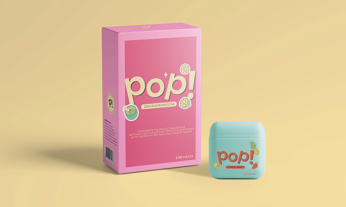 POP! - Chewing Gum Brand Identity