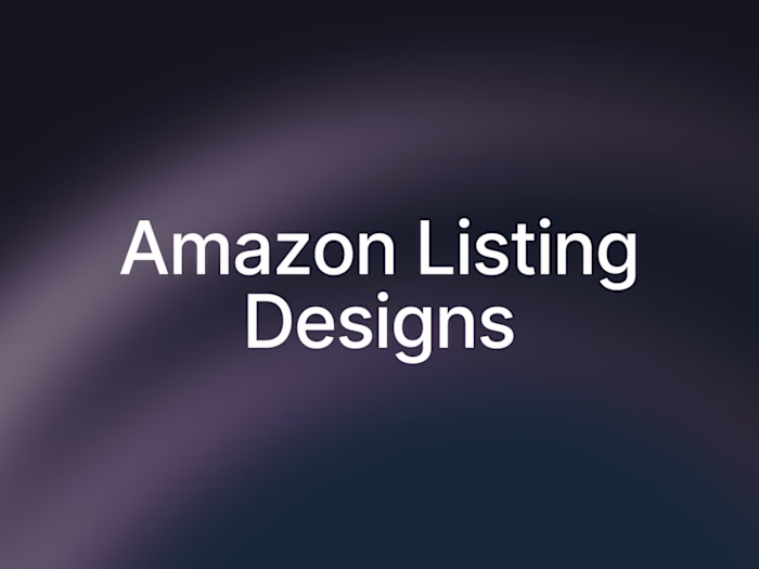 Amazon Listing Designs