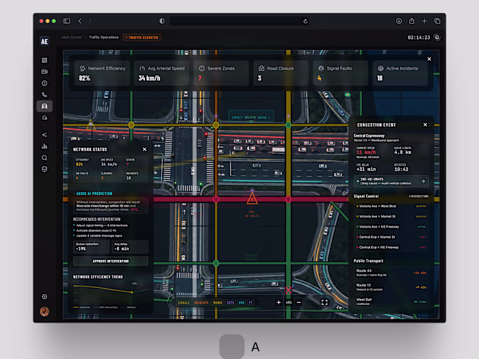 Choosing a UX Direction for Traffic Operations Control Desks