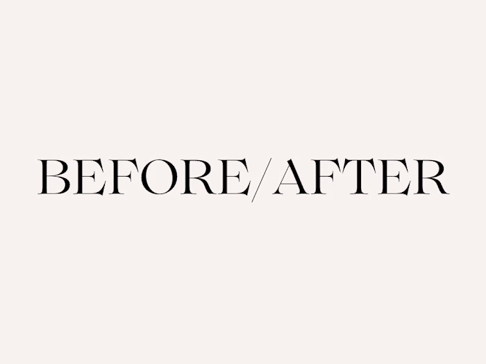 Feed + Content Design Before/After