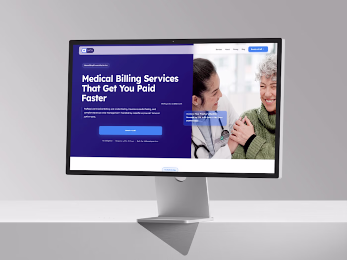 Medical RCM Website Case Study: Enterprise Webflow Development