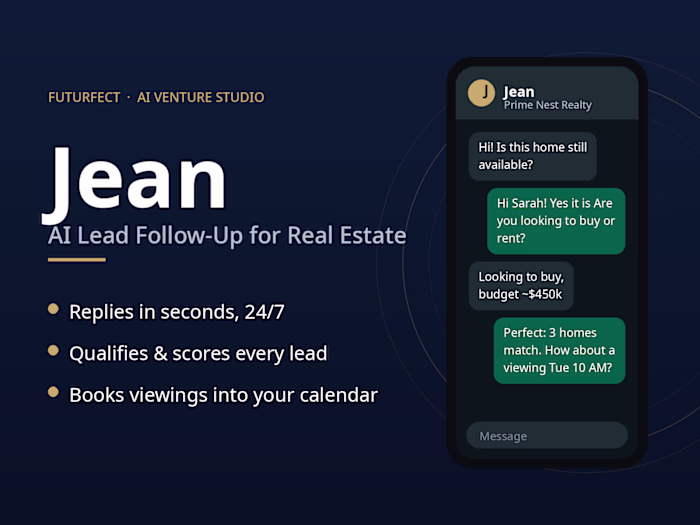 Jean — AI Lead Follow-Up for Real Estate