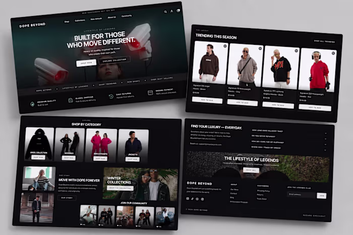 DOPE BEYOND - Figma to Shopify