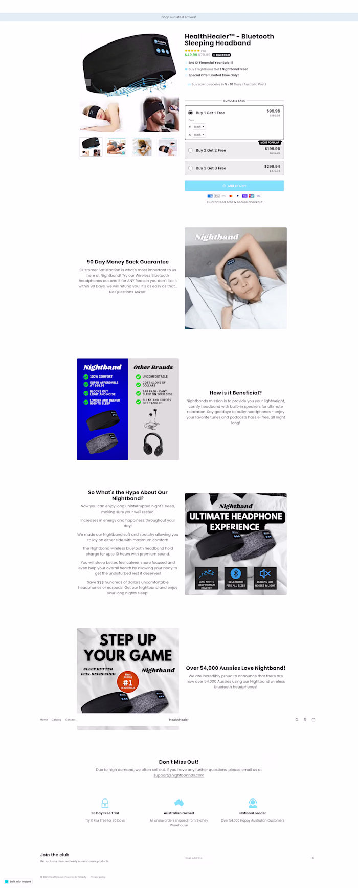 HealthHealer Product Page | Instant.so