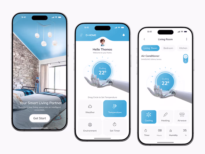 Smart Home App Design