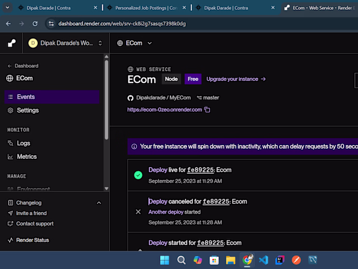 Complete E-Commerce Web App with User Authentication & Cart