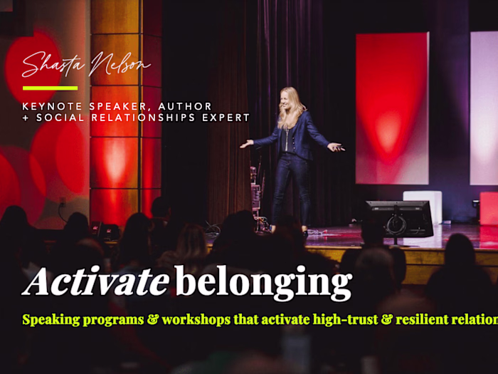 Shasta Nelson's Speaking Program Deck