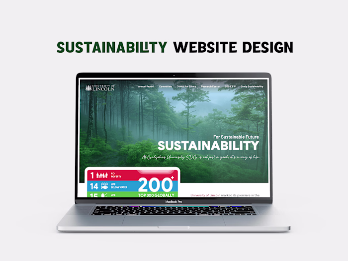 Sustainability Website Design