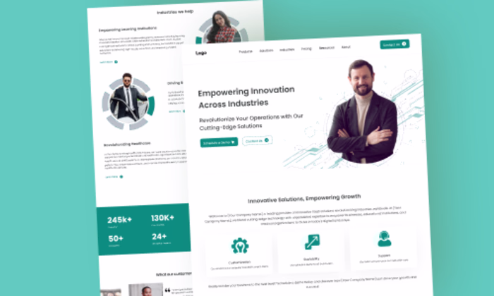 Project Overview
A modern SaaS landing
