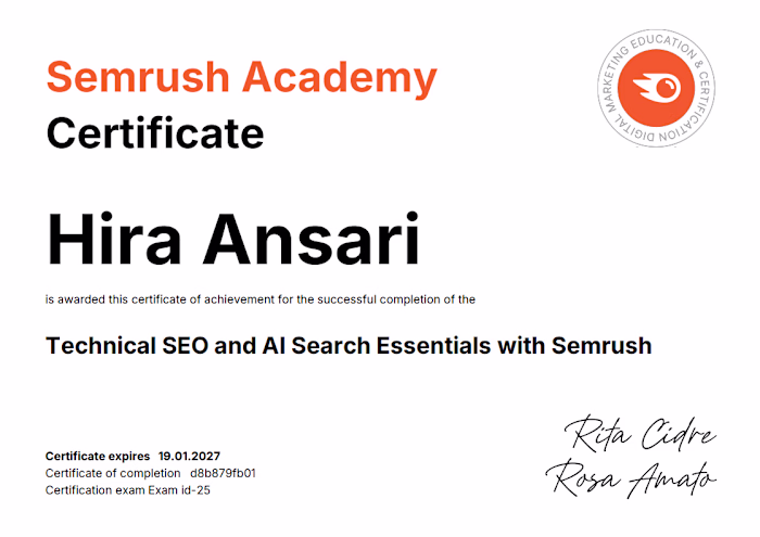 SEMrush Technical SEO & AI