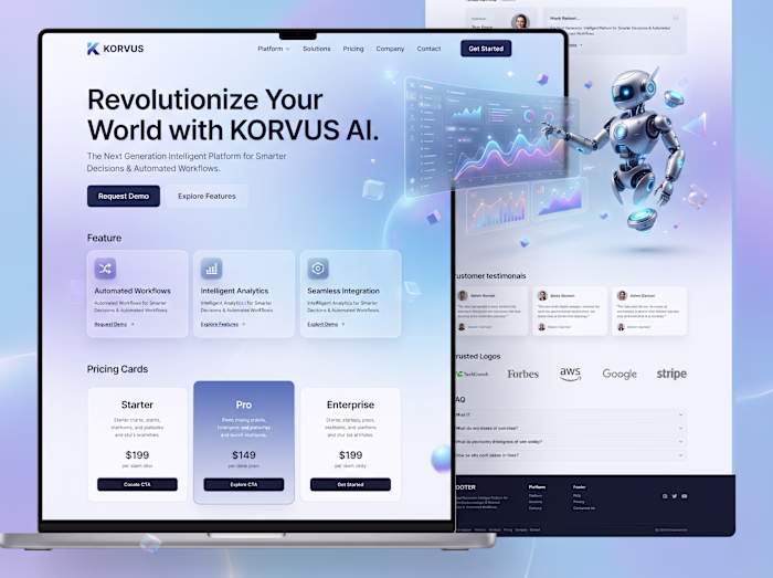 Korvus - AI SaaS Platform