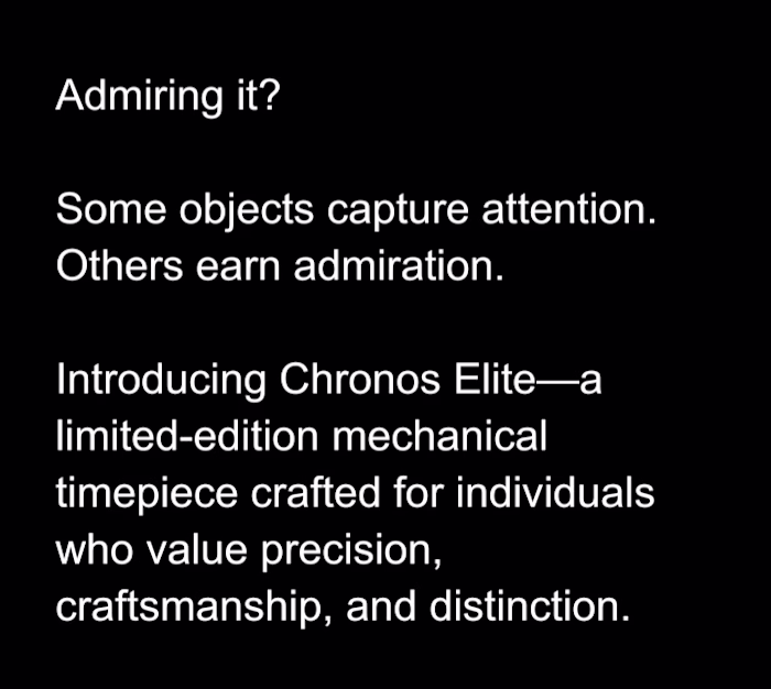 Ad Copy [ Chronos Elite