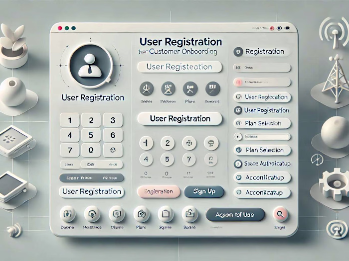 Telecom based Customer Onboarding web app