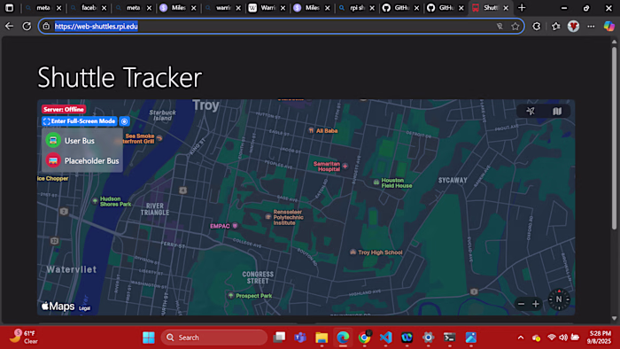 RPI Shuttle Tracker