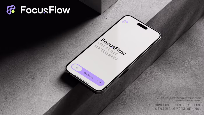 FocusFlow Productivity App Design