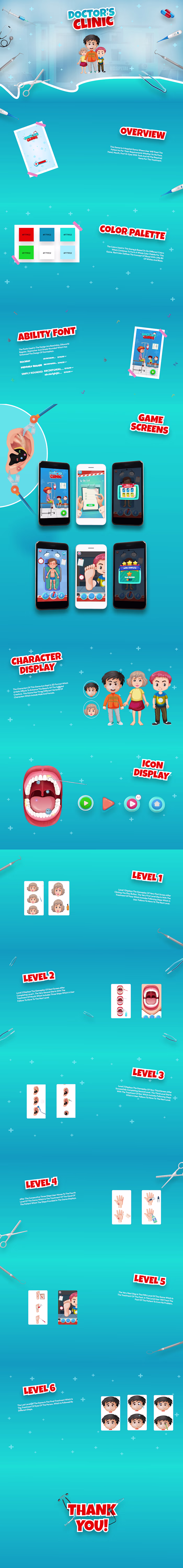 DOCTOR'S CLINIC GAME PORTFOLIO DESIGN