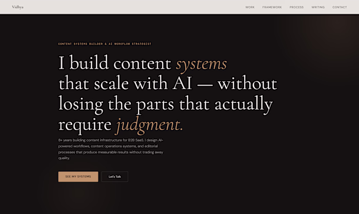 Content Strategy Portfolio
