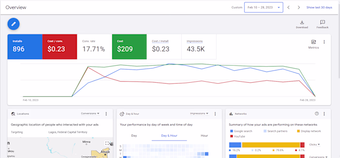 Google Ads - App install