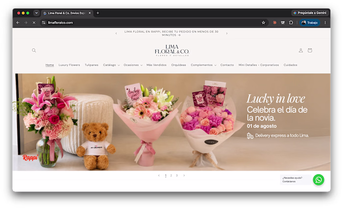 Frontend Development: E-commerce for Floral