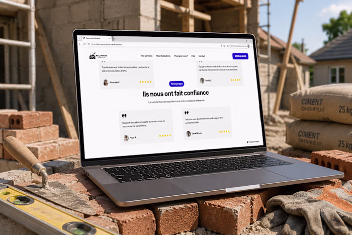 Maçon — Construction Company Website