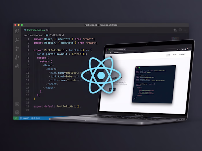 Modern React Portfolio Website
This is