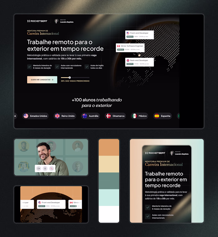 International Career ▪️ Ed-Tech Landing Page