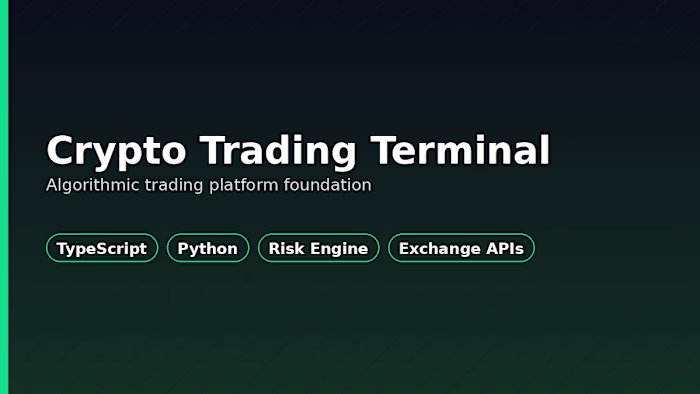 Crypto Trading Terminal