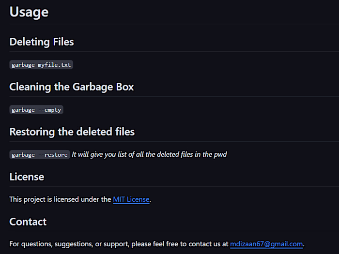 Garbage