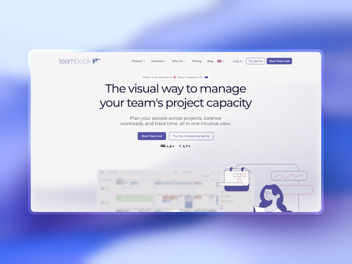TeamBook - Multilingual Website Rebuild