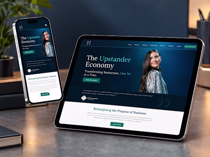 Kajabi Website Design for a