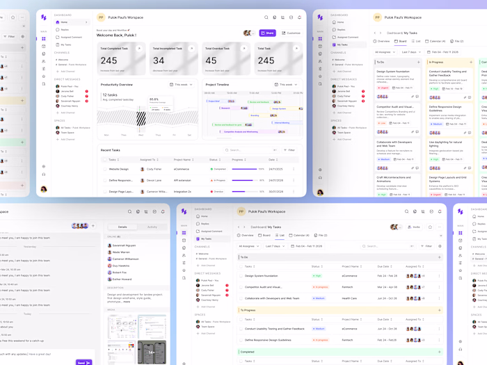 Planso – Project Management SaaS UI/UX