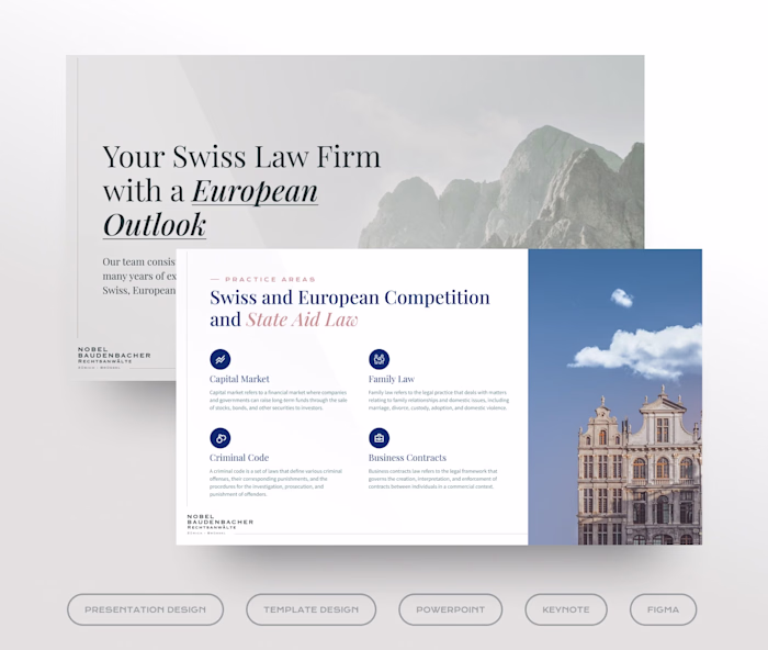 Presentation Design for Law Company