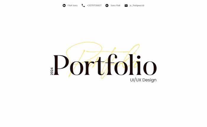 My 2024 Portfolio | UI/UX