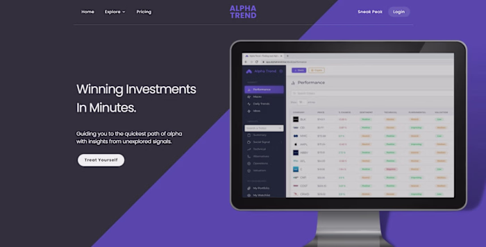 Alpha Trend - Investment research platform