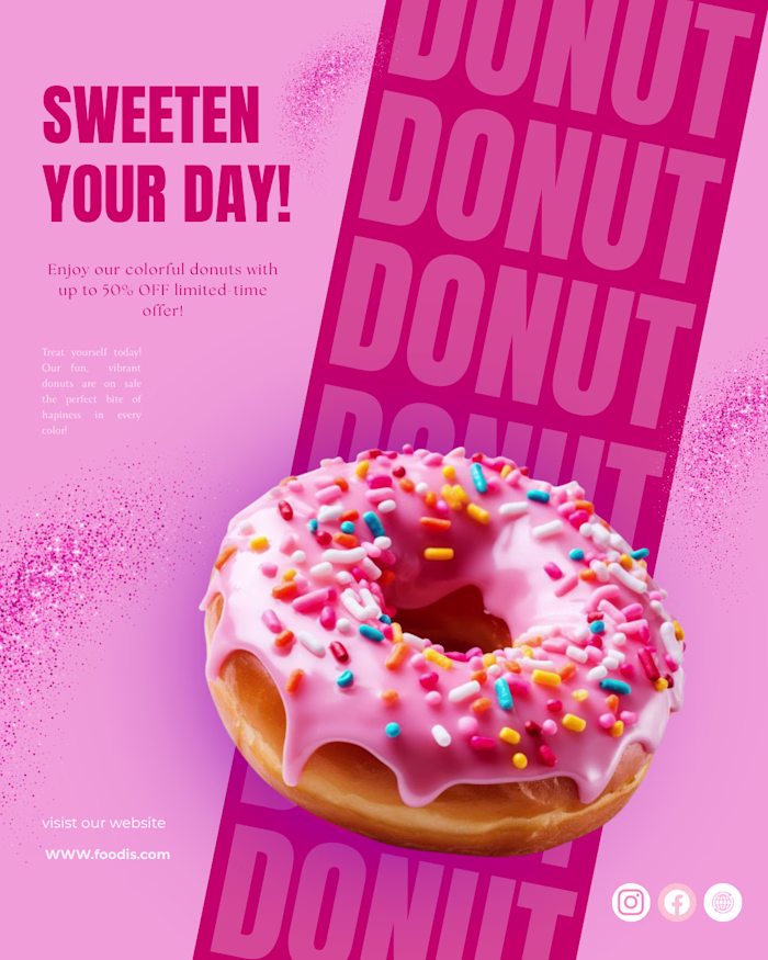 A vibrant social media promotional