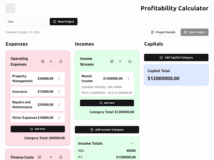 Expenses Calculator  