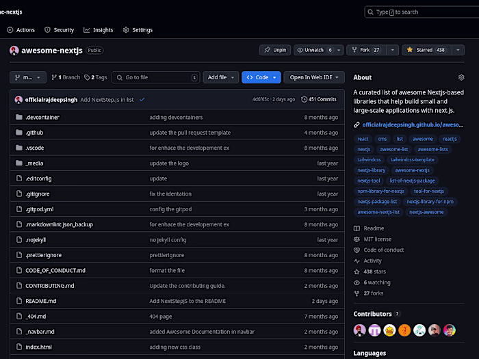 Awesome Next.js