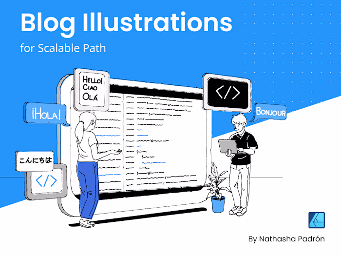 Blog Illustrations for Scalable Path